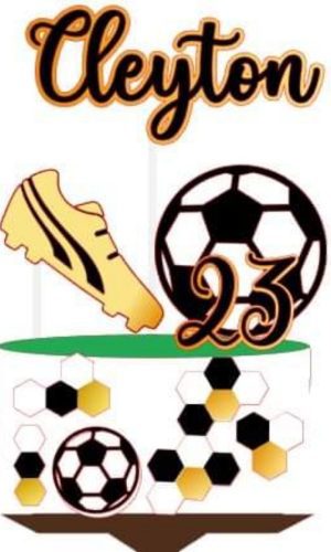 Arquivo de corte topo de bolo futebol