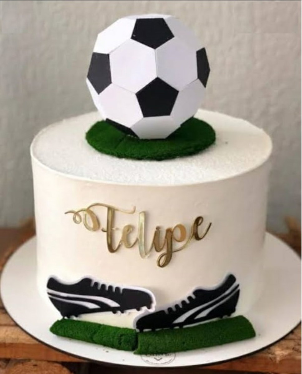 Arquivo de corte topo de bolo futebol