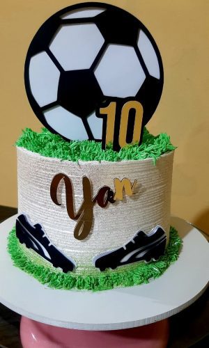 Arquivo de corte topo de bolo futebol