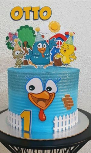 Arquivo de Corte Topo de Bolo Galinha Pintadinha Studio