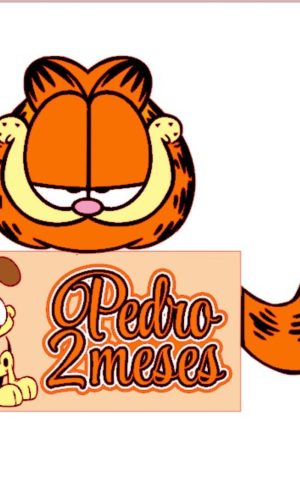 Arquivo De Corte Topo De Bolo Garfield