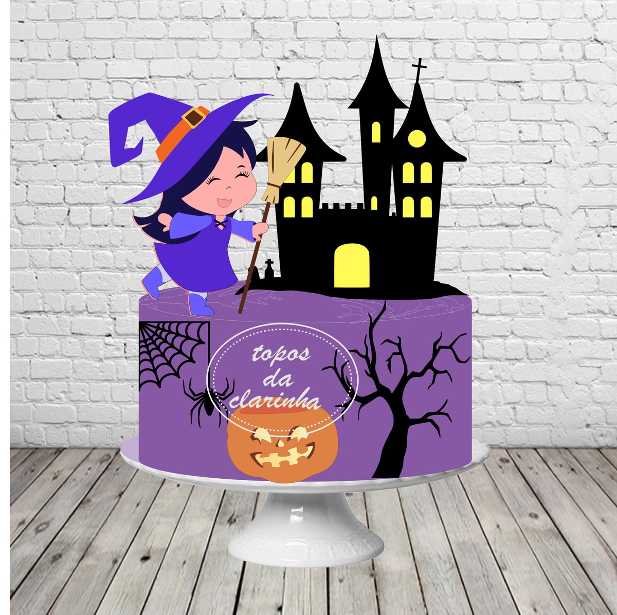 Arquivo De Corte Topo De Bolo Halloween Camada