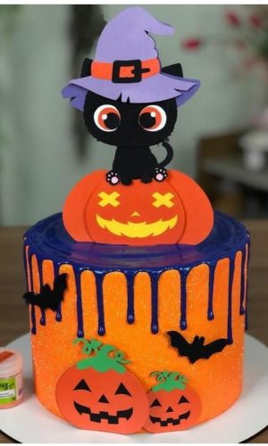 Arquivo De Corte Topo De Bolo Halloween Em Camadas 1434
