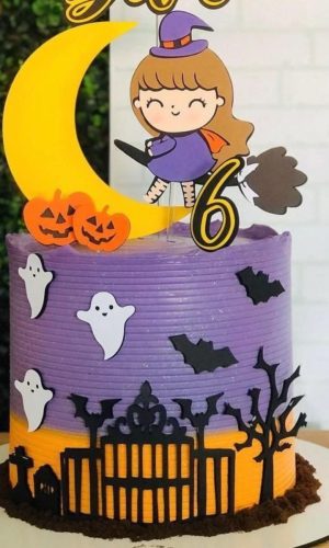 Arquivo De Corte Topo De Bolo Halloween Em Camadas 8002