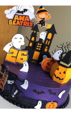 Arquivo de Corte Topo de Bolo Haloween -006