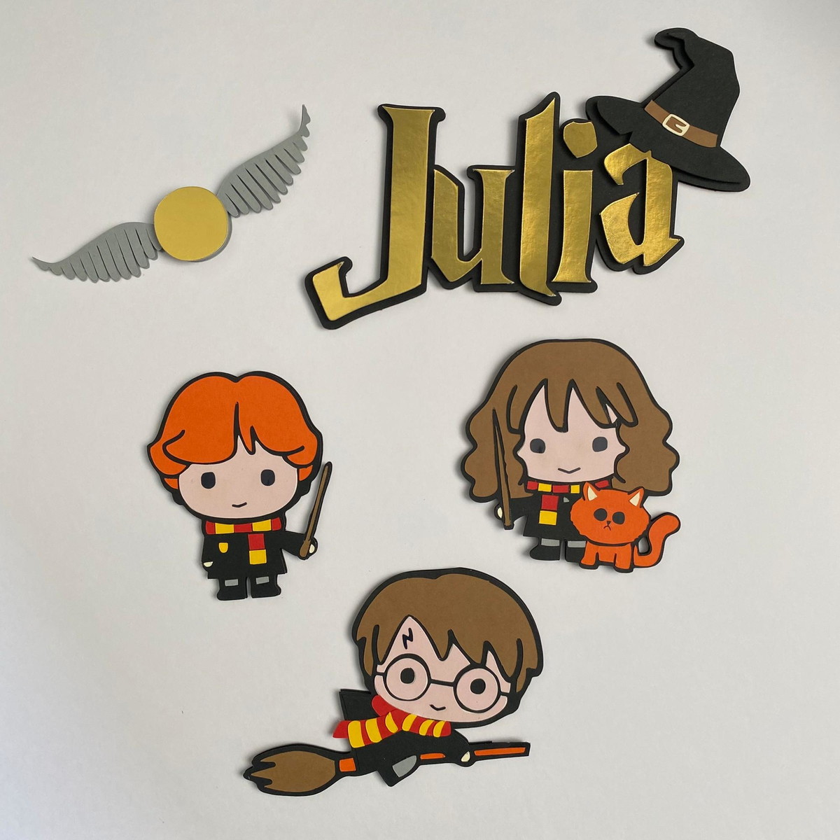 Arquivo de Corte Topo de Bolo Harry Potter Camadas