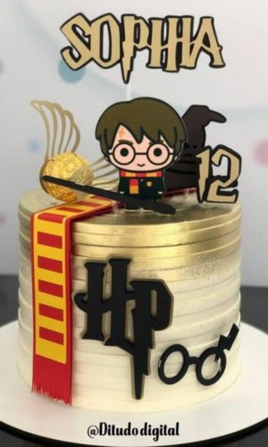 Arquivo De Corte Topo De Bolo Harry Potter Studio