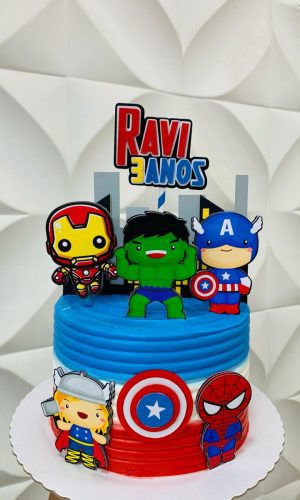 Arquivo de Corte Topo de Bolo Herois Cute