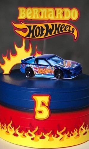 Arquivo de Corte Topo de Bolo Hot Wheels