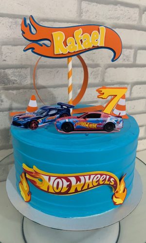 Arquivo de corte Topo de Bolo Hotwheels
