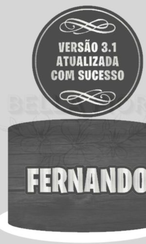 Arquivo de Corte Topo de Bolo Idade Versão 3.1 - Bf