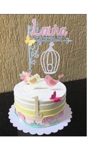 Arquivo de Corte Topo de Bolo Jardim 6