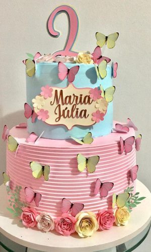 Arquivo de Corte Topo de Bolo Jardim Rosas e Borboletas