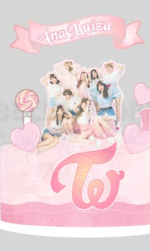 Arquivo de Corte Topo de Bolo K-pop - Twice 06 - Bf