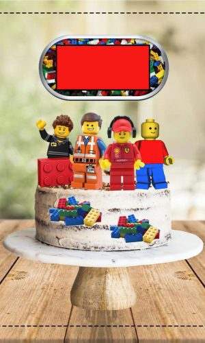 Arquivo de Corte Topo de Bolo Lego