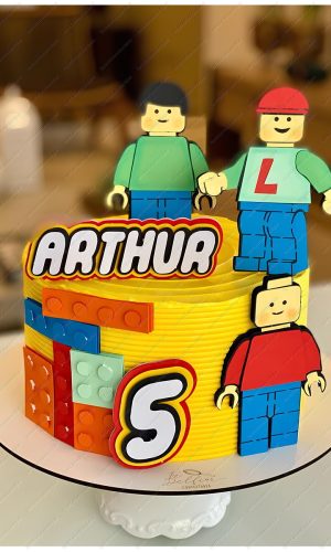 Arquivo de Corte Topo de Bolo Lego