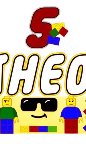 Arquivo de corte topo de bolo lego - oculos