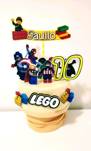 Arquivo de corte topo de bolo Lego