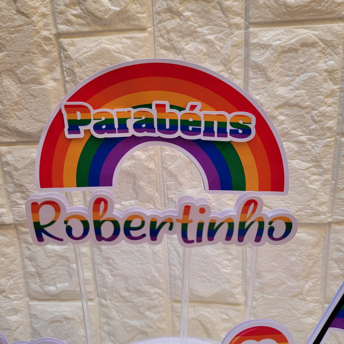 Arquivo de Corte Topo de Bolo LGBT - Imagem 3