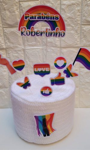 Arquivo de Corte Topo de Bolo LGBT