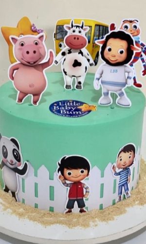 Arquivo de Corte Topo de Bolo Little Baby Bum