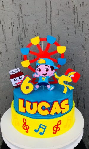 Arquivo De Corte Topo De Bolo Lucas Neto Roda Gigante Camada