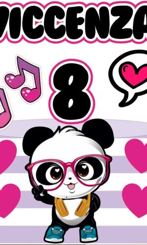 Arquivo de Corte Topo de Bolo Luluca Panda