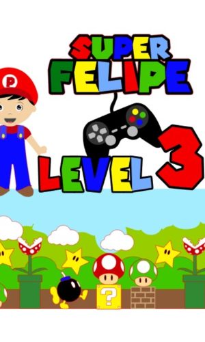 Arquivo de Corte Topo de Bolo Mario Menino