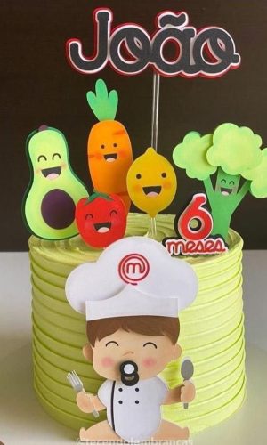 Arquivo de Corte Topo de Bolo Master Chef Baby