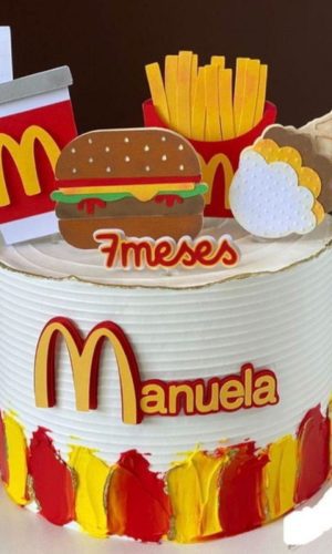 Arquivo de Corte Topo de Bolo Mc Donald Camadas Studio