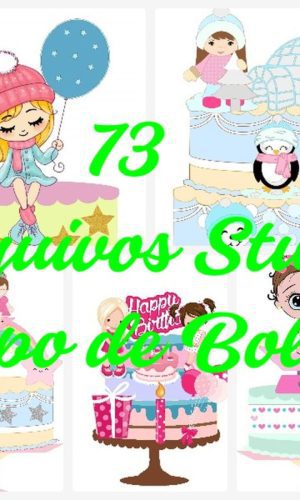 Arquivo de Corte Topo de Bolo - Menina