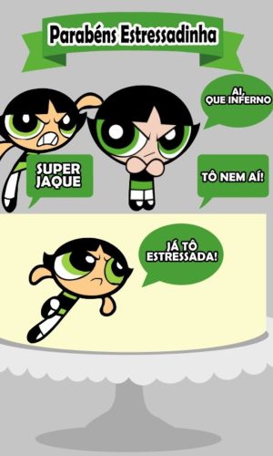 Arquivo de Corte - Topo de Bolo Meninas Super Poderosas