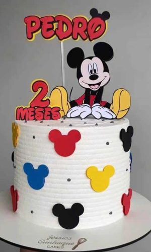 Arquivo de Corte: Topo de Bolo Mickey Camadas 007