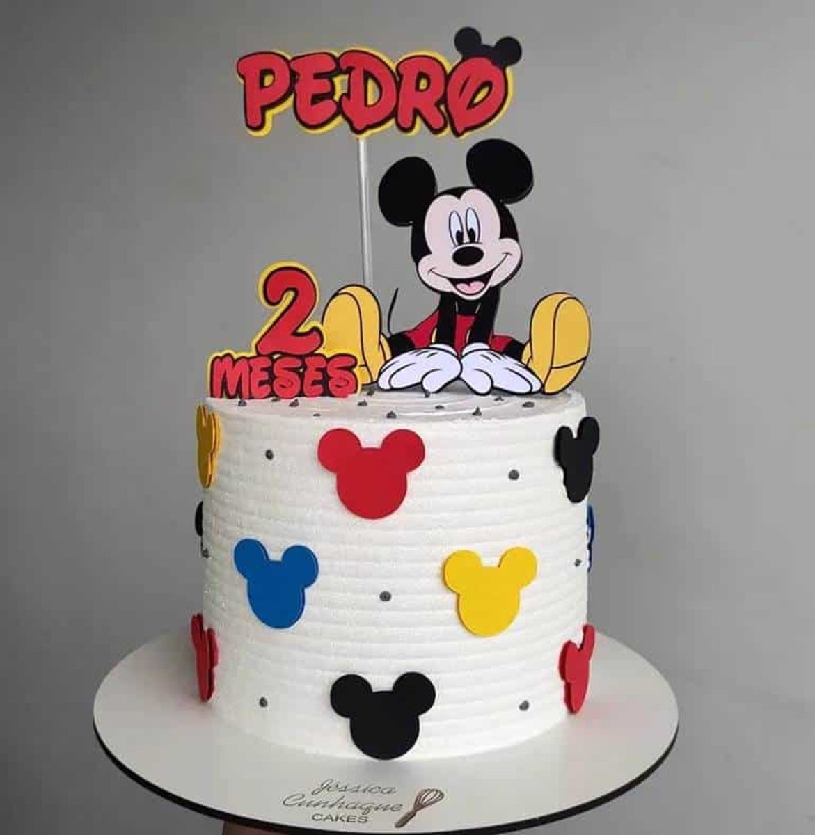 Arquivo de Corte: Topo de Bolo Mickey Camadas 007