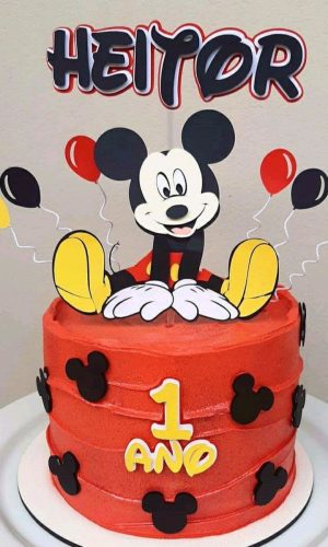 Arquivo de corte topo de bolo Mickey camadas