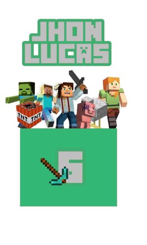 ARQUIVO DE CORTE TOPO DE BOLO MINE craft