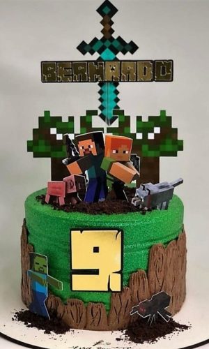 Arquivo De Corte Topo De Bolo Minecraft #15337