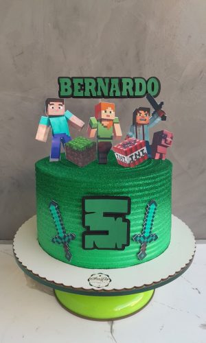 Arquivo de Corte Topo de Bolo Minecraft 2
