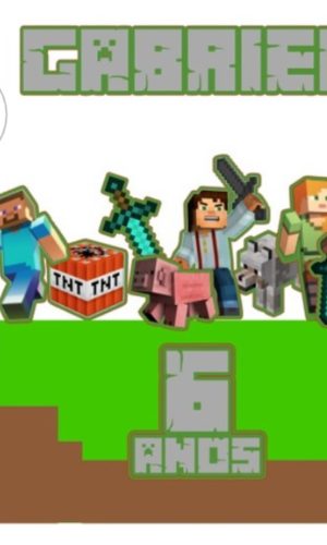 Arquivo de Corte Topo de Bolo Minecraft