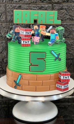 Arquivo de Corte Topo de Bolo Minecraft