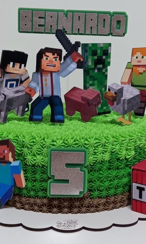 Arquivo de Corte - Topo de Bolo Minecraft