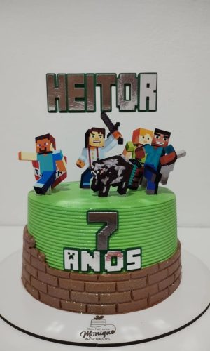 Arquivo de corte topo de bolo - Minecraft