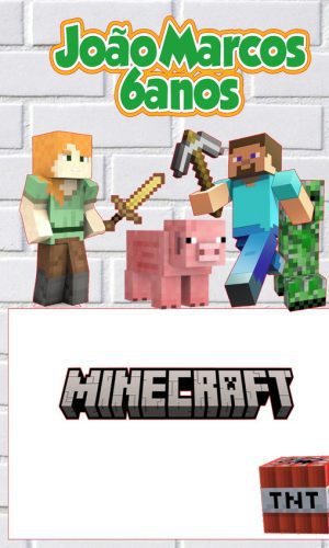 Arquivo de Corte Topo de Bolo Minecraft Studio 001