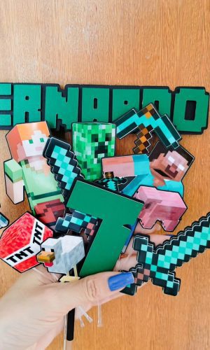 Arquivo de Corte - Topo de Bolo - Minecraft