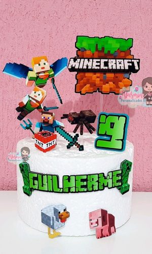 Arquivo de Corte Topo de Bolo Minecraft
