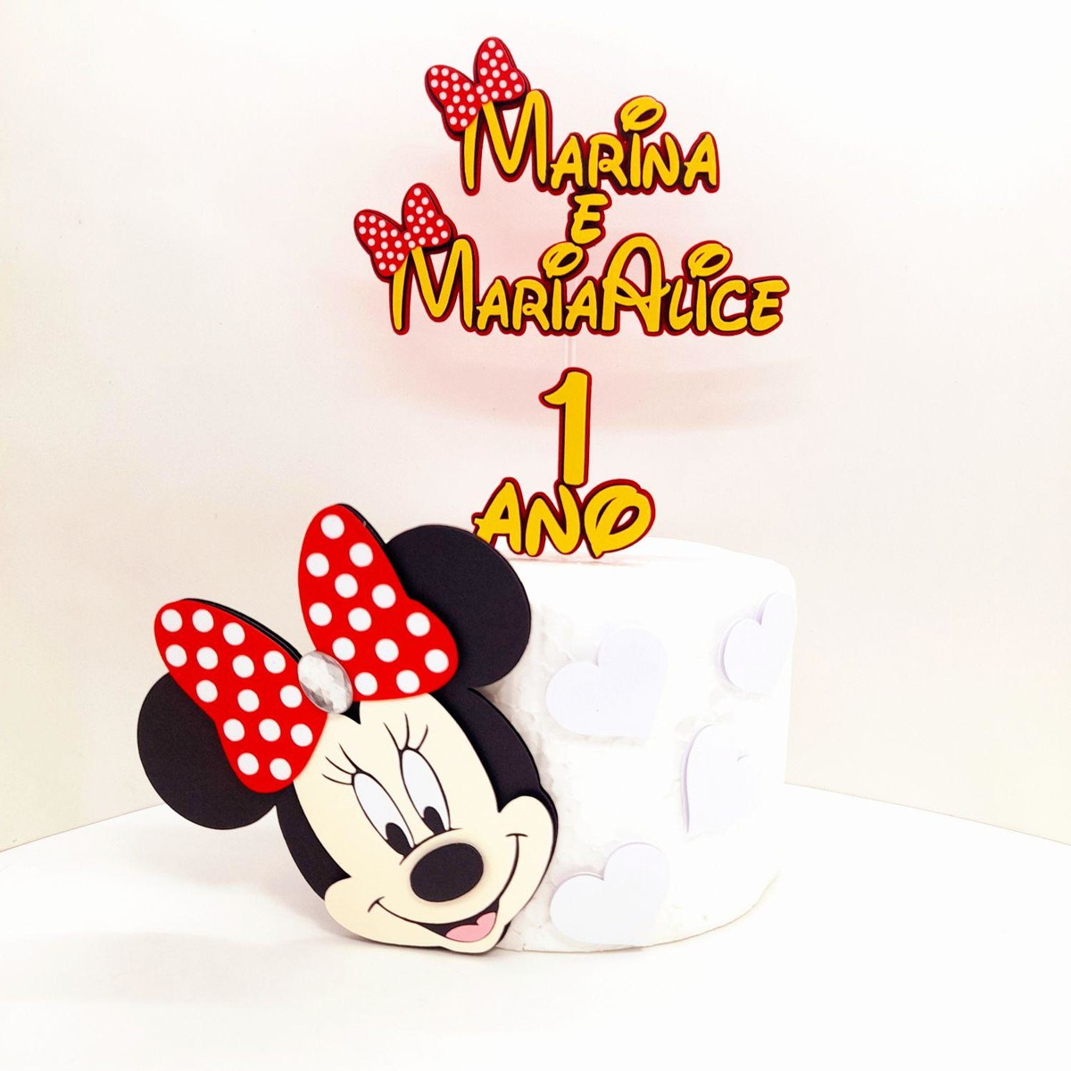 Arquivo de Corte Topo de Bolo Minnie 100% Camada 2 Studio