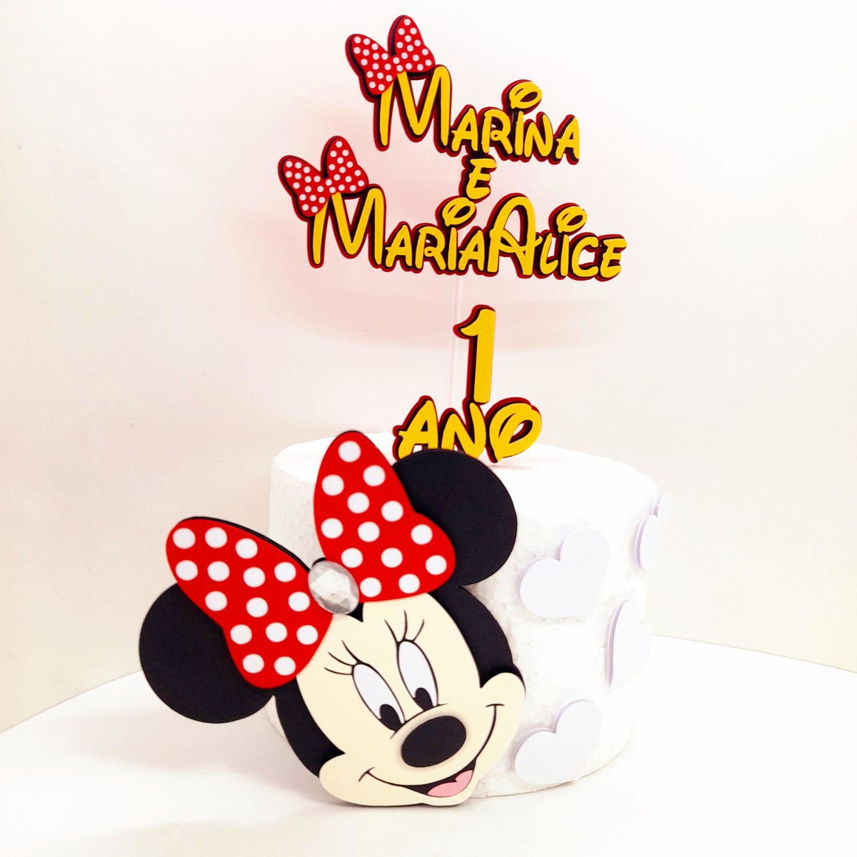 Arquivo de Corte Topo de Bolo Minnie 100% Camada 2 Studio - Imagem 2