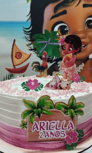 Arquivo de Corte Topo de Bolo Moana Baby