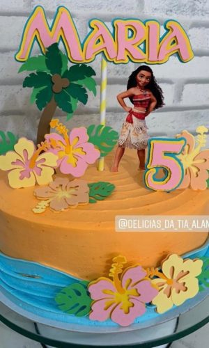 Arquivo de corte Topo de Bolo Moana