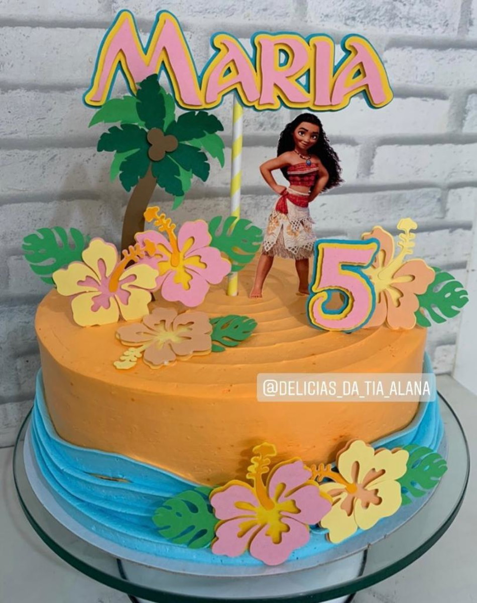 Arquivo de corte Topo de Bolo Moana